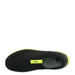 Black slip-on shoe with neon yellow accent from Mares Men Sneakers collection