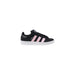 Black Adidas Women Sneakers with pink stripes and laces for stylish comfort