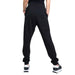 Armani Exchange Women’s Trousers: Black joggers with elastic cuffs worn by a person