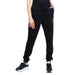 Armani Exchange Women’s Black Tapered Sweatpants with Drawstring Waist