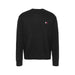 Black sweatshirt featuring a small logo on the chest from Tommy Hilfiger Men Knitwear