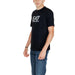 Black T-shirt with EA7 Emporio Armani logo front view from EA7 - EA7 Men T-Shirt collection