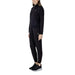 EA7 Women’s Black Jumpsuit featuring Zip and Mandarin Collar in a stylish design