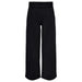 Black high-waist wide-leg trousers with decorative buttons by Jacqueline De Yong Women