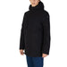 Suns Men’s Black Turtleneck Hooded Jacket featuring a high collar and hood