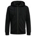 Jack & Jones black zip hoodie, urban style clothing for men