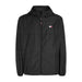 Black zip-up hooded jacket with logo on chest from Tommy Hilfiger Men Jacket collection