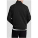 Black zip-up Lyle & Scott men’s sweatshirt displayed from the back