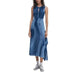 Blue sleeveless midi dress from Desigual for Spring/Summer fashion collection