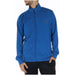 Blue zip-up athletic jacket with red logo from U.S. Sweatshirts Collection