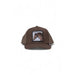 Brown Goorin Bros men’s wool baseball cap featuring a horse patch on the front