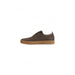 Brown leather sneaker with gum rubber sole from Clarks Men Lace Ups Shoes