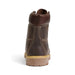 Brown leather Timberland Men Boots featuring thick rubber sole and visible stitching