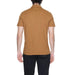 Brown short-sleeved polo shirt back view from Liu Jo Men’s Classic collection