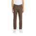 Jeckerson Men Trousers in brown, straight-leg pants with classic five-pocket styling