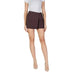 Brown wrap-style shorts with side tie detail from Jacqueline De Yong Women’s Skirt