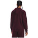 Burgundy crewneck sweatshirt back view from Under Armour Men Sweatshirts for Fall and Winter