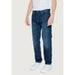 Classic straight-leg blue jeans with five-pocket styling from Armani Exchange Men Jeans