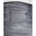 Close-up of gray denim jeans pocket with stitching and rivets, Jack & Jones Men Shorts