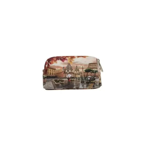 Cosmetic bag with cityscape print from Y Not? Women Bag collection