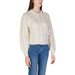 Cream-colored balloon sleeve cardigan from Only for women, perfect for stylish layering