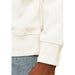 Cream-colored Jack & Jones Men Sweatshirt sleeve featuring a ribbed cuff design