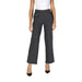 Dark gray wide-leg dress pants with front pockets from Street One Women Trousers