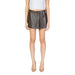 Dark leather mini skirt with a straight-cut design from Only Women Short collection