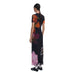 Floral print maxi dress by Desigual in elegant black for women’s fashion collection