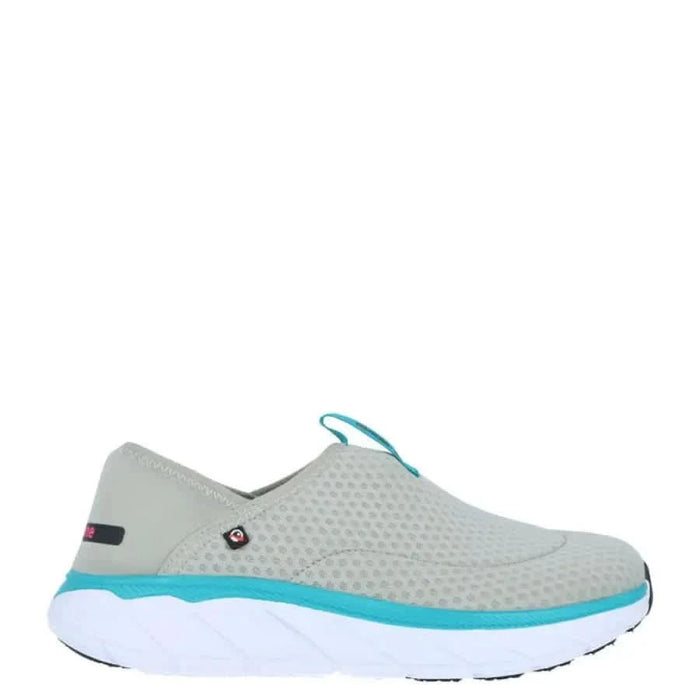 Gray Mares Men Sneakers with blue accents and white sole, ideal for athletic wear