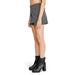 Gray mini skirt with black ankle boots from Only Women Short collection