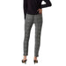 Gray textured slim-fit pants from Aware - Aware Women Trousers