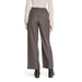 Gray wide-leg trousers with elastic waistband from Only for women