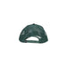 Green mesh-backed trucker cap with adjustable snap closure from Goorin Bros for men