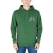 Green Tommy Jeans hoodie with chest logo embroidery Tommy Hilfiger Jeans Men Sweatshirts