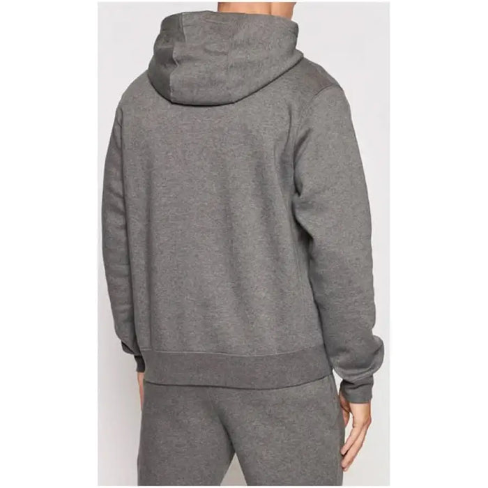 Grey hooded sweatshirt back view from Nike Men Sweatshirts collection