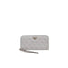 Grey monogram zip-around wallet with wrist strap from Guess Women’s Pink Wallet collection