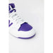 New Balance Women Sneakers in white and purple high-top athletic design