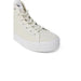 High-top white canvas sneaker with thick rubber sole - Calvin Klein Jeans Women Sneakers