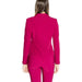 Hot pink Rinascimento Women Blazer displayed from the back in a stylish setting