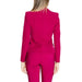 Hot pink tailored blazer back view from Rinascimento Women Blazer collection