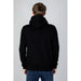 The Hundreds black hoodie, showcasing urban city style fashion