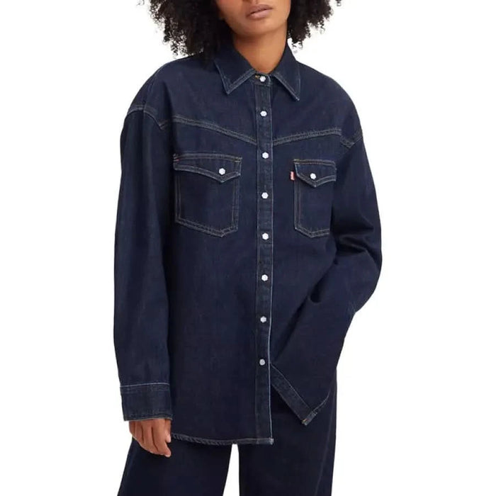 Levi`s - Women Shirt - blue / XXS - Clothing Shirts