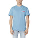 Light blue Tommy Hilfiger Jeans men’s t-shirt featuring a small logo on the chest