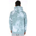 Light blue tie-dye hooded sweatshirt back view from Adidas Men Sweatshirts collection