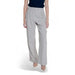 Light gray wide-leg trousers with pleats, from Vila Clothes - Vila Clothes Women Trousers