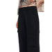 Long black maxi skirt with side pocket from Desigual Women Trousers collection