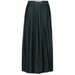 Long dark pleated skirt with high waistband by Street One for women