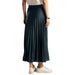 Long pleated dark blue ankle-length skirt by Street One for women