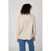 Beige long sleeve shirt for women, urban city style clothing by Only